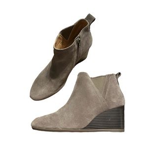 Vionic Paloma Weather Resistant Suede Ankle Bootie